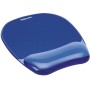 Mouse Pad Fellowes 91141 - Con Reposa Muñecas - 23 x 20 1.9 cm - Gel de Cristal Azul - 91141