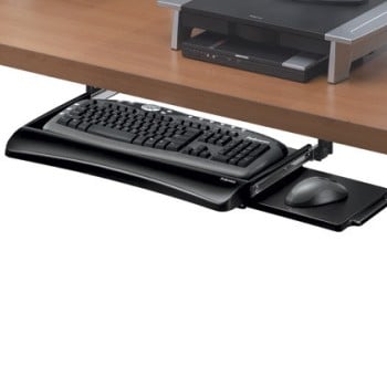 Bandeja para Teclado Fellowes Office Suites - 3 Ajustes de Altura - 22" x 2.3" x 11.6" - Negro - 9140303 Bandeja para Teclado Fellowes Office Suites - 3 Ajustes de Altura - 22" x 2.3" x 11.6" - Negro - 9140303