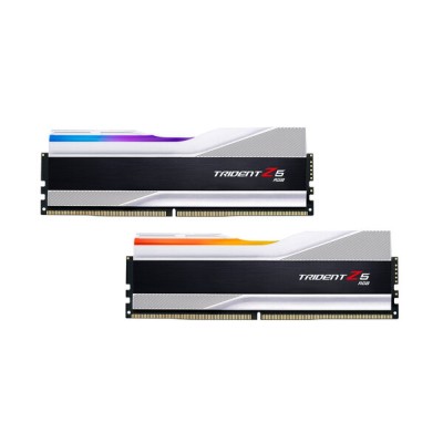 Memoria RAM G.SKILL Trident Z5 RGB - DDR5 - 32GB (2x16GB) - 6000MHz - DIMM - para PC - Plata - F5-6000J3636F16GX2-TZ5RS