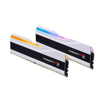 Memoria RAM G.Skill Trident Z5 RGB - DDR5 - 64GB (2x32GB) - 6400MHz - UDIMM - Blanco - Para PC - F5-6400J3239G32GX2-TZ5RW