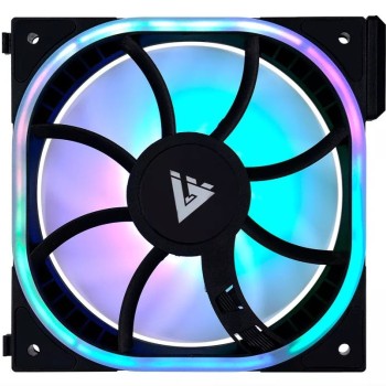 Ventilador Game Factor FG500 120mm 1900 RPM LED Negro FG500-BK Ventilador Game Factor FG500 120mm 1900 RPM LED Negro FG500-BK
