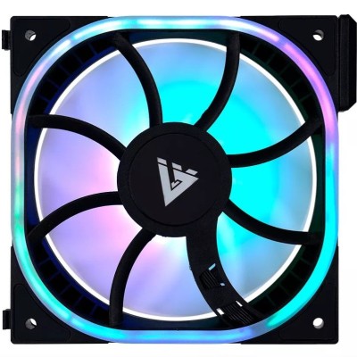Ventilador Game Factor FG500 - 120mm - 1900 RPM - Negro - FG500-BK