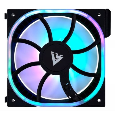 Ventilador Game Factor FG500 - 120mm - 1900 RPM - Negro - FG500-BK