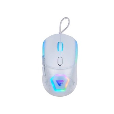 Mouse Gamer Game Factor MOG530 - Alámbrico - USB - RGB - Blanco - MOG530-WH