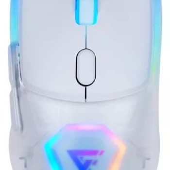 Mouse Gamer Game Factor Inalámbrico RGB 26000 DPI Blanco Modelo MOW700-WH