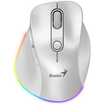 Mouse Gamer Genius Ergo 9000S Pro Inalámbrico RGB 6 Botones Modelo 31030039400
