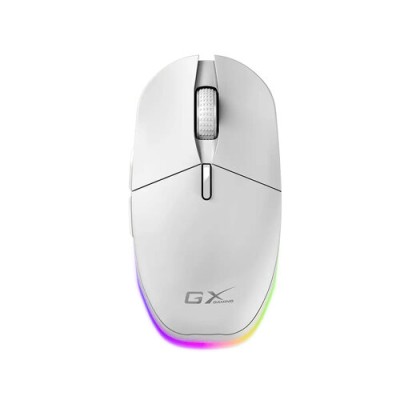 Mouse GX Gaming M8250 - Inalámbrico - 6 Botones - 800-3200 DPI - Recargable - USB-C - RGB - Blanco - 31060001400