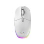 Mouse GX Gaming M8250 - Inalámbrico - 6 Botones - 800-3200 DPI - Recargable - USB-C - RGB - Blanco - 31060001400