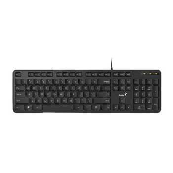 Teclado Alámbrico Genius SlimStar M200 - USB - Negro - 31310019401
