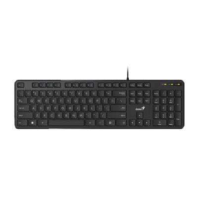 Teclado Alámbrico Genius SlimStar M200 - USB - Negro - 31310019401