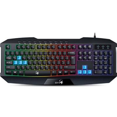Teclado Gamer Genius Scorpion K215 - Alámbrico - USB - Inglés - Negro - 31310474101