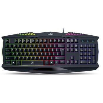 Teclado Gamer Genius Scorpion K220 - Alámbrico - USB - Español - Negro - 31310475101