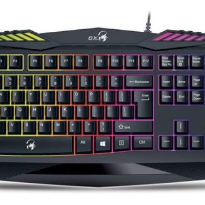 Teclado Gamer Genius Scorpion K220 - Alámbrico - USB - Español - Negro - 31310475101