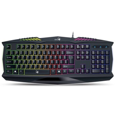 Teclado Gamer Genius Scorpion K220 - Alámbrico - USB - Español - Negro - 31310475101