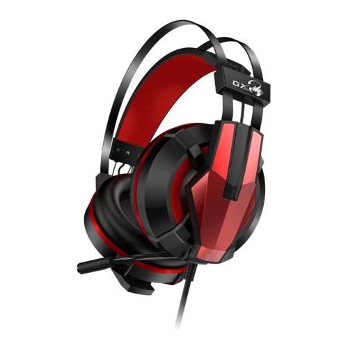 Diadema Gamer Genius HS-G710V con Micrófono Boom - Alámbrico USB - Negro/Rojo