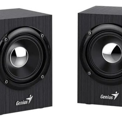 Bocinas Genius SP-HF385BT - Inalámbrico - 4W - Bluetooth - USB - Negro y Gris - 31730046400