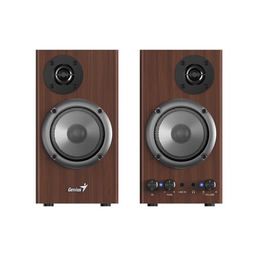Bocinas Genius SP-HF500B Alámbricas 3.5mm Madera 16W