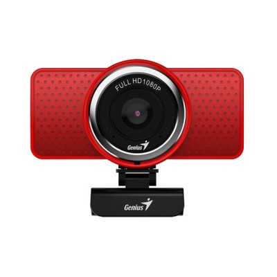 Webcam Genius Ecam 8000 - 1920 X 1080 Pixeles - USB - Rojo - 32200001407