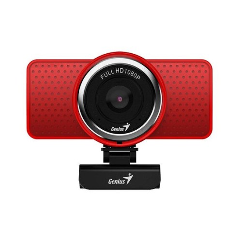 Webcam Genius Ecam 8000 Full HD 1080p USB Rojo - 32200001407