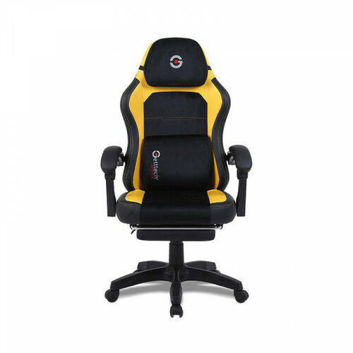 Silla Gamer Getttech Negro y Amarillo - Soporte 120 kg - Modelo GAR-GAOPY-G2-YL