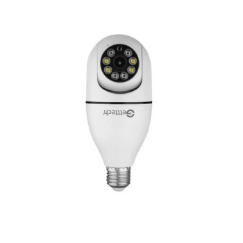 Cámara IP Gettech GEC-WBUB2 - 2MP - Tipo Bombilla - Lente 3.6mm - Micrófono Integrado - Wi-Fi - GEC-WBUB2