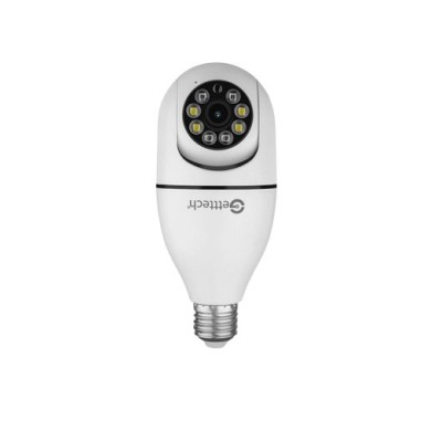 Cámara IP Gettech GEC-WBUB2 - 2MP - Tipo Bombilla - Lente 3.6mm - Micrófono Integrado - Wi-Fi - GEC-WBUB2 Cámara IP Gettech GEC-WBUB2 - 2MP - Tipo Bombilla - Lente 3.6mm - Micrófono Integrado - Wi-Fi - GEC-WBUB2