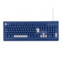 Teclado Getttech GGK-ESMWR-02 - Alámbrico - Español - Azul con Blanco - GGK-ESMWR-02-BL