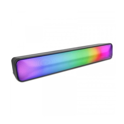 Barra de Sonido Getttech GUS-MSRBT-01 - Inalámbrico - Bluetooth - 3.5mm - USB - RGB - GUS-MSRBT-01