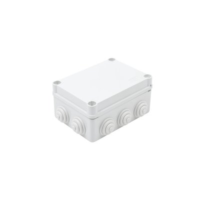 Caja de Derivación Gewiss GW-44-026 - PVC - Auto-extinguible - Tapa Atornillada - Para Exterior - 10 Entradas - 150 x 110 x 70 mm - GW-44-026