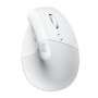 Mouse Logitech Lift Vertical - Inalámbrico - 6 Botones - Blanco - 910-006469