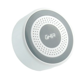 Sirena Inalámbrica GHIA Horus con Wi-Fi y Comandos de Voz Modelo GAL-002 Sirena Inalámbrica GHIA Horus con Wi-Fi y Comandos de Voz Modelo GAL-002