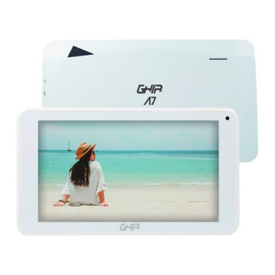 Tablet GHIA A7 GA7133B - 7" - Quad Core - 1GB - 16GB - Cámaras 0.3MP/2MP - Android - Blanco - GA7133B