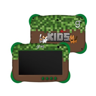 Tablet GHIA Kids GK133 - 7" - A133 Quad Core - 4GB - 64GB - Cámara 0.3MP/2MP - Android - GK133P24