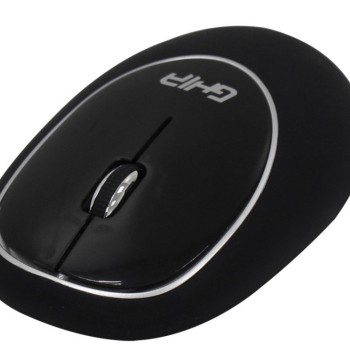 Mouse GHIA GT100NN Inalámbrico USB Negro - 60 Piezas - Modelo GT100NN-K