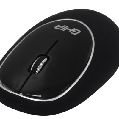 Mouse GHIA GT100NN - Inalámbrico - USB - Negro - 60 Piezas - GT100NN-K