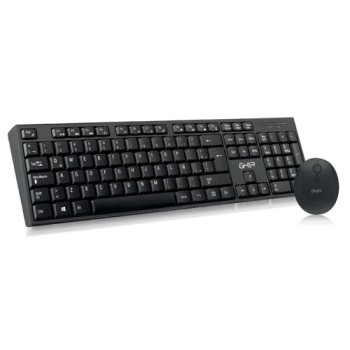Kit de Teclado y Mouse GHIA GT5000 - Inalámbrico - USB - Español - Negro - GT5000