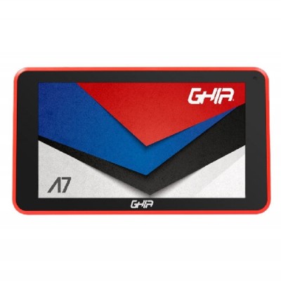 Tablet GHIA A7 GTA7WFRED - 7" - A50 Quad Core - 1GB - 16GB - Cámara 0.3MP/2MP - Android Go - Rojo - GTA7WFRED