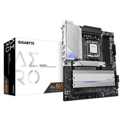 Tarjeta Madre Gigabyte B650 AERO G - Socket AM5 - 4x DDR5 - 4400/6400(OC)8000(OC)MHz - HDMI - DisplayPort - USB 2.0/3.2 - ATX - B650 AERO G