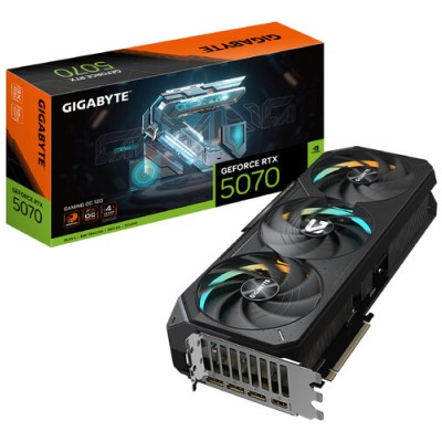 Tarjeta de Video Gigabyte GeForce RTX 5070 Ti GAMING OC - 16GB - 256-bit - PCI-E 5.0 - GDDR7 - HDMI - DisplayPort - GV-N507TGAMING OC-16GD