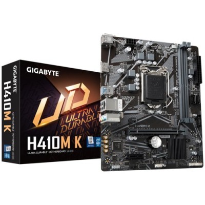 Tarjeta Madre Gigabyte H410M K - Socket 1200 - 2x DDR4 - 2133/2666/2933MHz - HDMI - USB - Micro ATX - H410M K