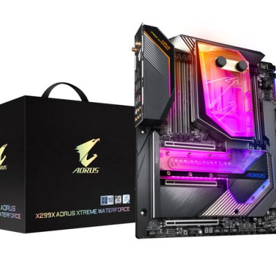 Tarjeta Madre Gigabyte X299X AORUS XTREME WATERFORCE - Socket 2066 - 8xDDR4 - 2133/4333MHz - DisplayPort - USB 2.0/3.2 - XL-ATX - X299X AORUS XTREME WF