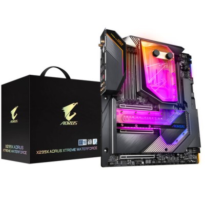 Tarjeta Madre Gigabyte X299X AORUS XTREME WATERFORCE - Socket 2066 - 8xDDR4 - 2133/4333MHz - DisplayPort - USB 2.0/3.2 - XL-ATX - X299X AORUS XTREME WF