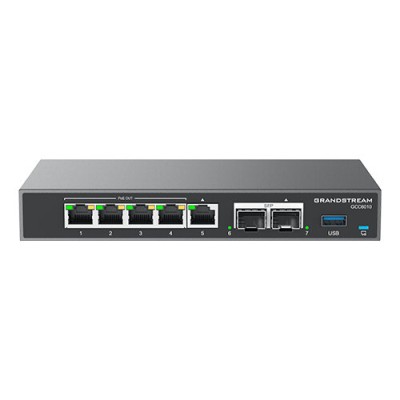 Switch Grandstream Networks GCC6010 - Gigabit Ethernet - 5 Puertos - Soporta 4 PoE - 2 SFP - Gestionado - GCC6010 Switch Grandstream Networks GCC6010 - Gigabit Ethernet - 5 Puertos - Soporta 4 PoE - 2 SFP - Gestionado - GCC6010