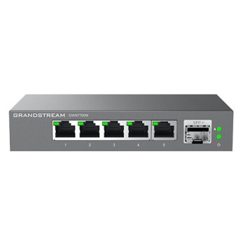 Switch Grandstream Networks GWN7700M - Gigabit Ethernet - 5 Puertos - 1 SFP - No Gestionado - GWN7700M