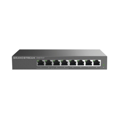 Switch Grandstream Networks GWN7701P - Gigabit Ethernet - 8 Puertos - Soporta 4 PoE+ - No Administrable - GWN7701P Switch Grandstream Networks GWN7701P - Gigabit Ethernet - 8 Puertos - Soporta 4 PoE+ - No Administrable - GWN7701P