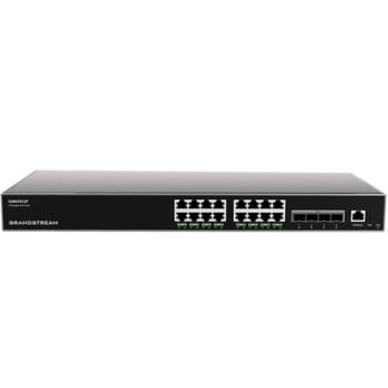 Switch Grandstream GWN7812P - Gigabit Ethernet - 16 Puertos PoE+ - 4 SFP+ - Administrable - GWN7812P