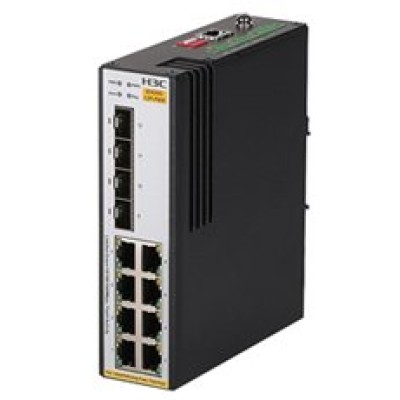 Switch H3C IE4300-12P-PWR - Gigabit Ethernet - 8 Puertos PoE - 4 SFP - No Gestionado - 9801A25F