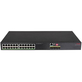 Switch H3C IE4320-28S-HPWR - Gigabit Ethernet - 24 Puertos - Soporta 16 PoE+ - 8 PoE++ - 4 SFP+ - No Gestionado - 9801A2DK