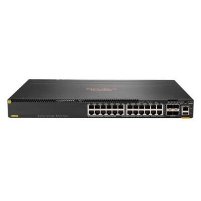 Switch Aruba 6300M - Gigabit Ethernet - 24 Puertos PoE+ - 4 SFP+ - Gestionado - JL662A