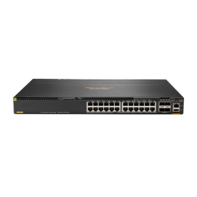 Switch Aruba 6300M - Gigabit Ethernet - 24 Puertos PoE+ - 4 SFP+ - Gestionado - JL662A